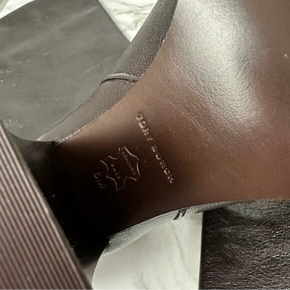 Tory Burch Black Heeled Boots - Picture 8 of 10